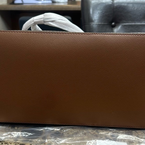 Michael Kors Dark Brown and Tan Tote Bag - Picture 9 of 14